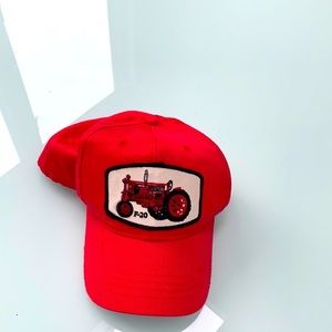 Workwear vintage red f-20 tractor hat Otto
